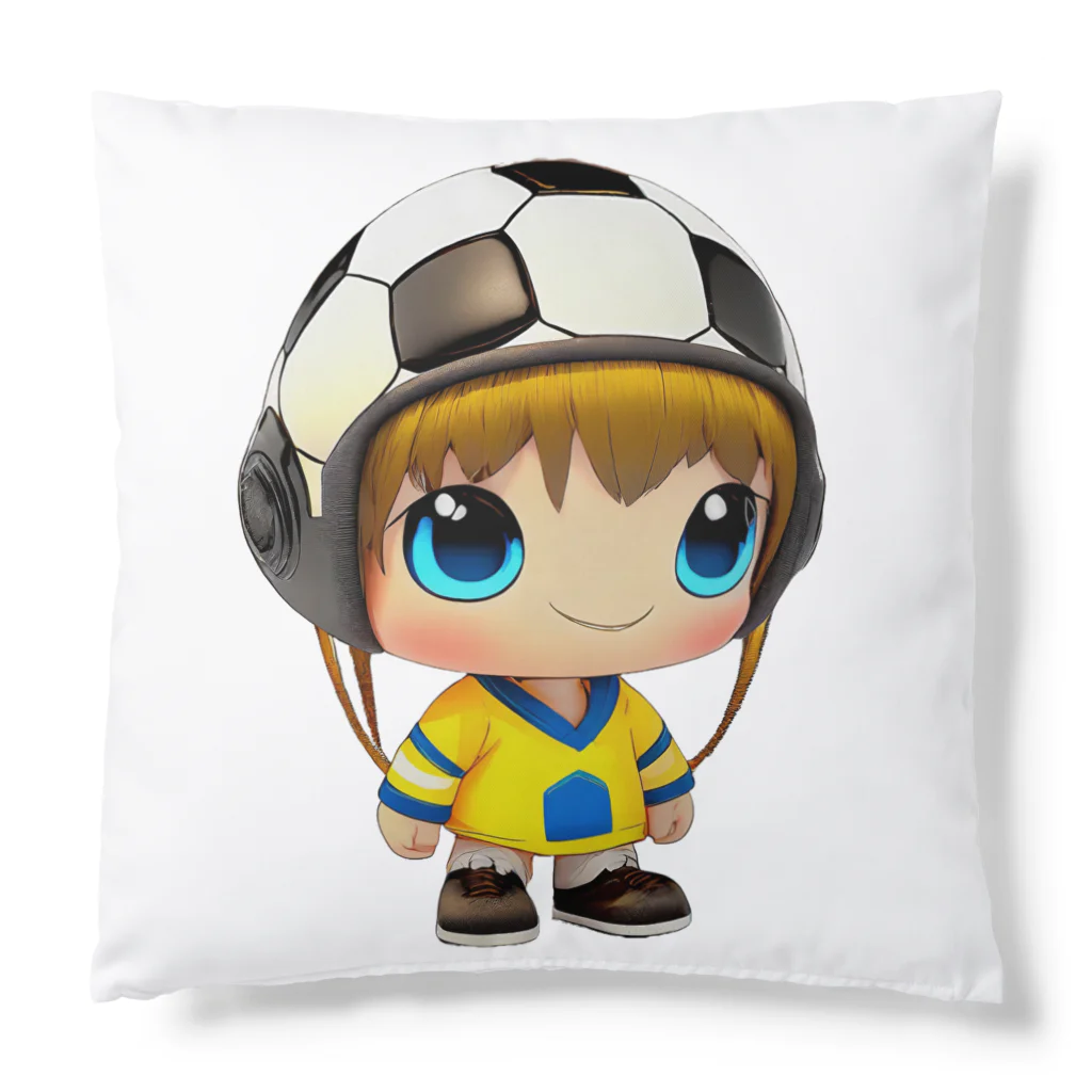 ぱんだまんのサッカー大好き！ Cushion