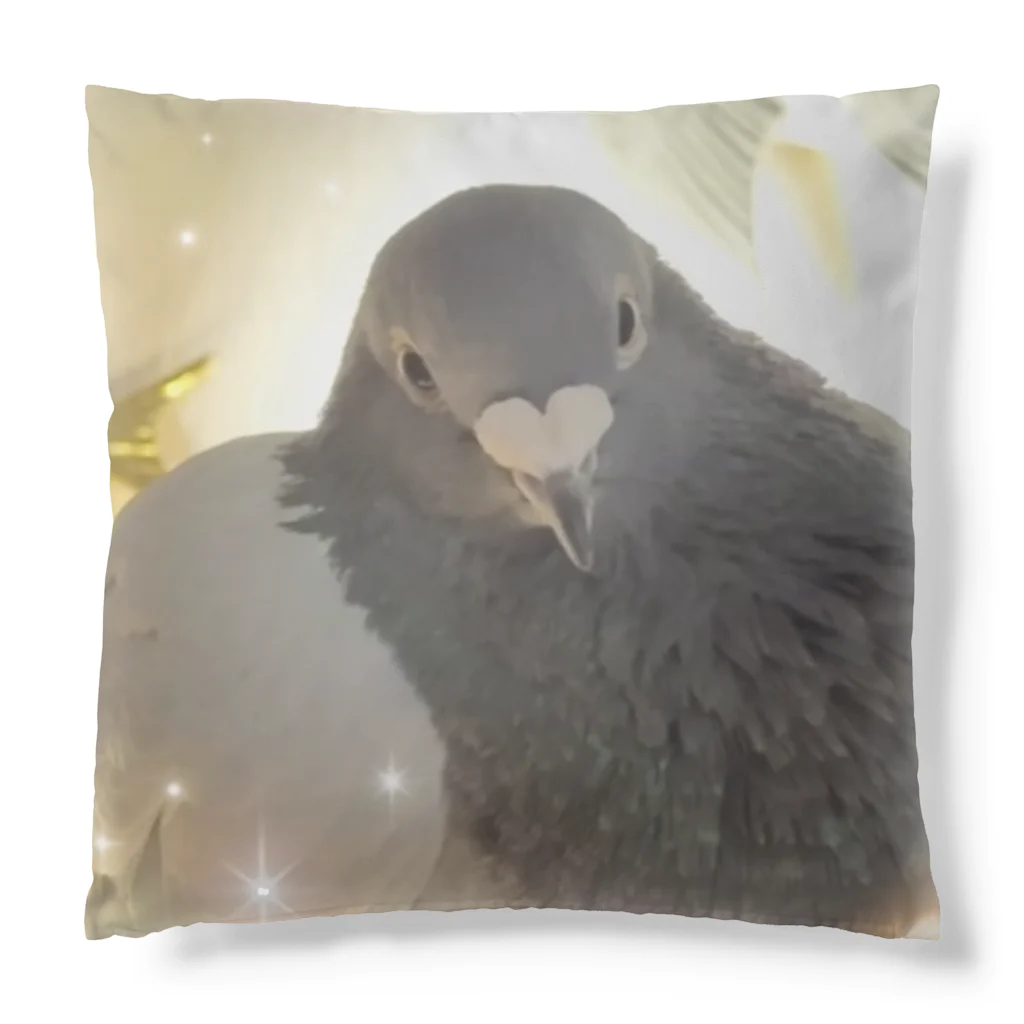 カラスのクッピの土鳩のポッピ Cushion