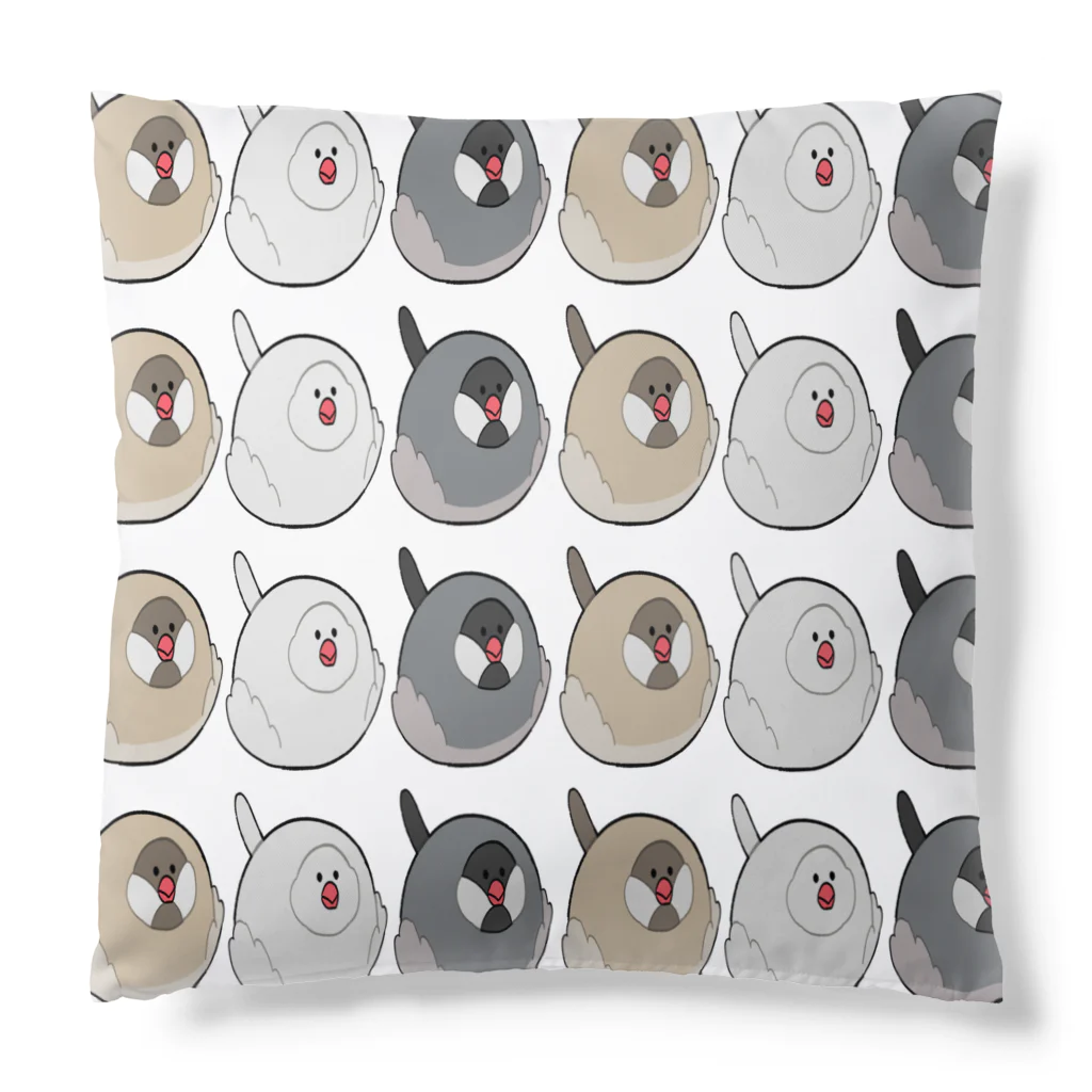 おきらくハウス🏠の文鳥モチ3 Cushion