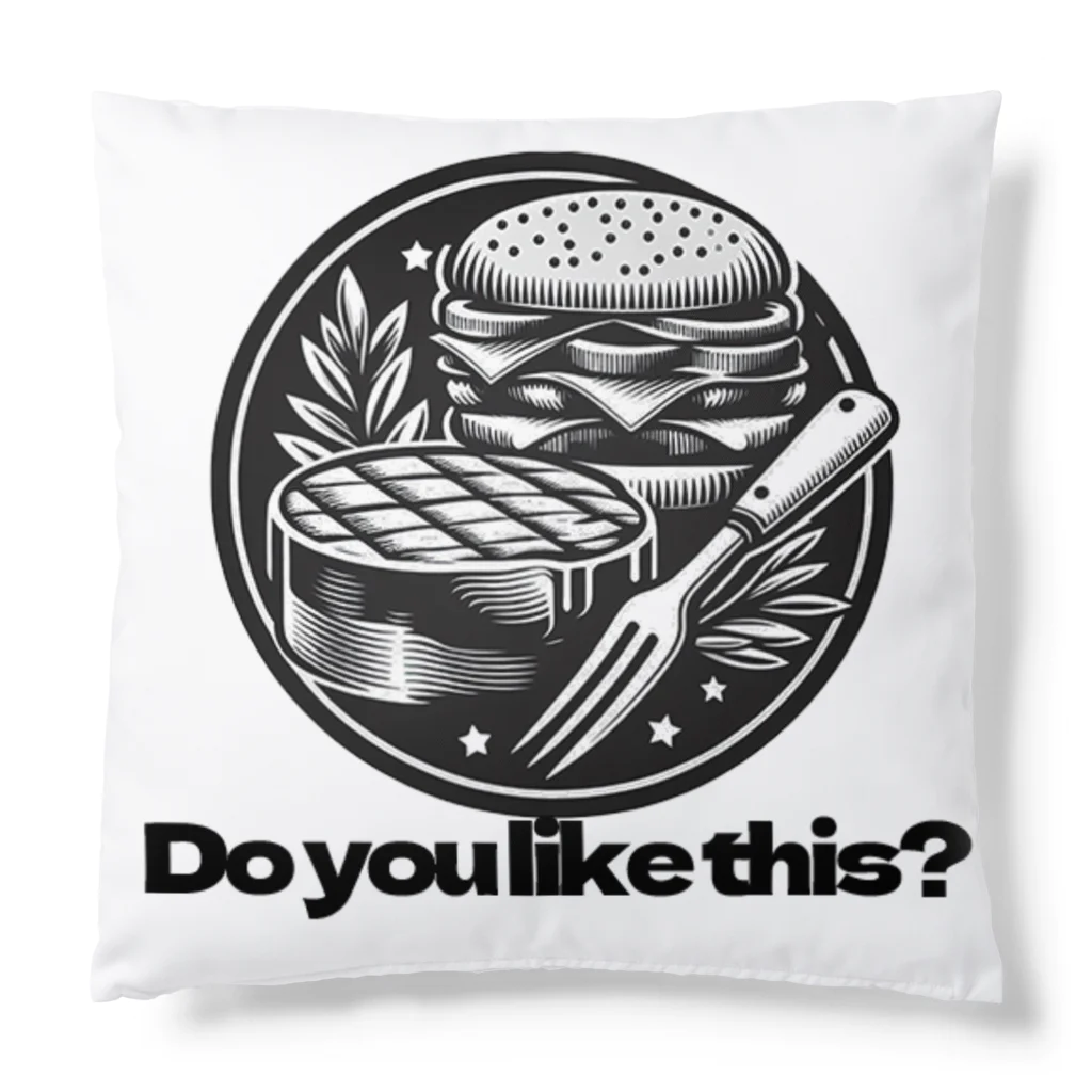 Meat-king.comのno meat no life Cushion