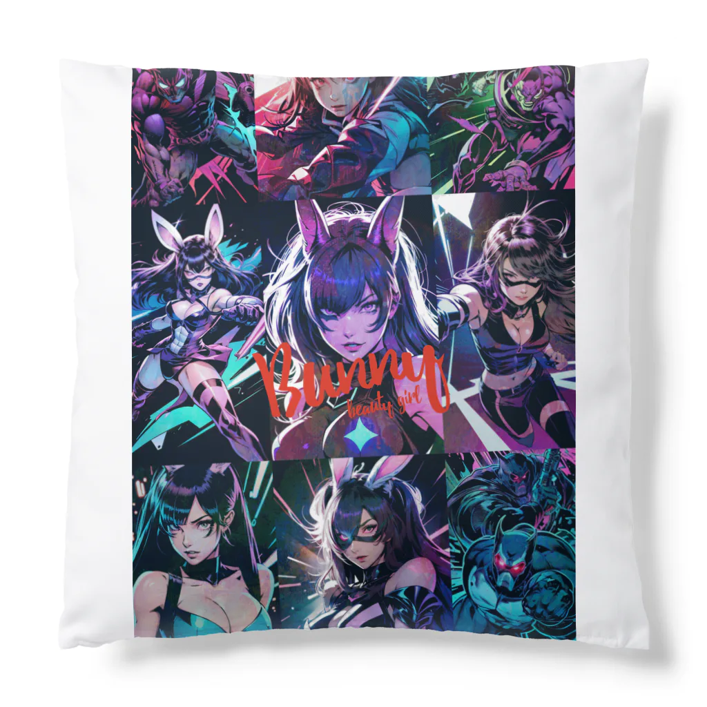 BUNNY-ONLINEのネオンアメコミアート13 Cushion