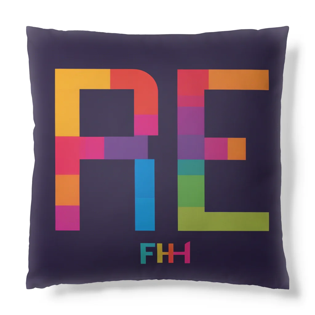 Happy　Rainbow　Flagのレインボーフラッグ Cushion