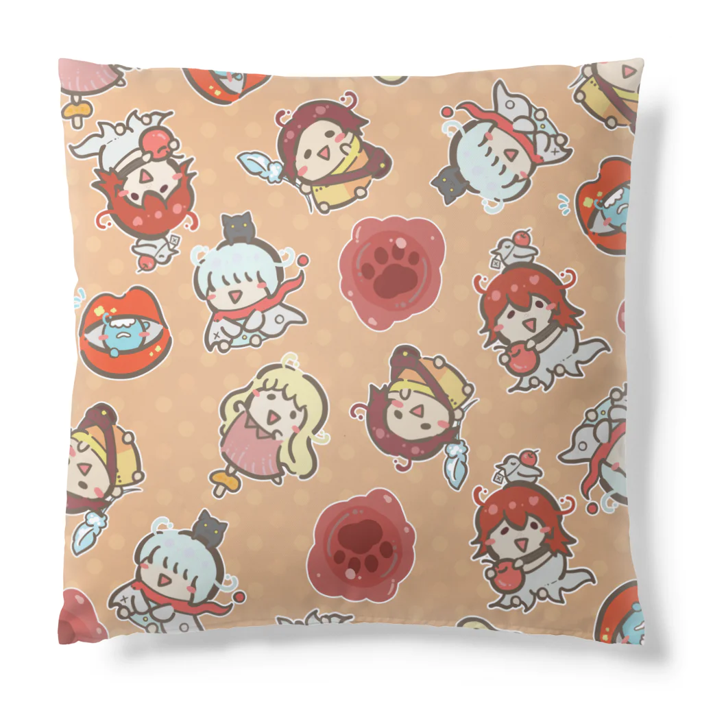 とけてるトランクわーるどのはわちゅ！はわちゅ！ Cushion