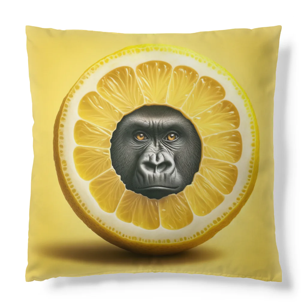 ゴリラショップのThe Mighty Gorilla Lemon  Cushion