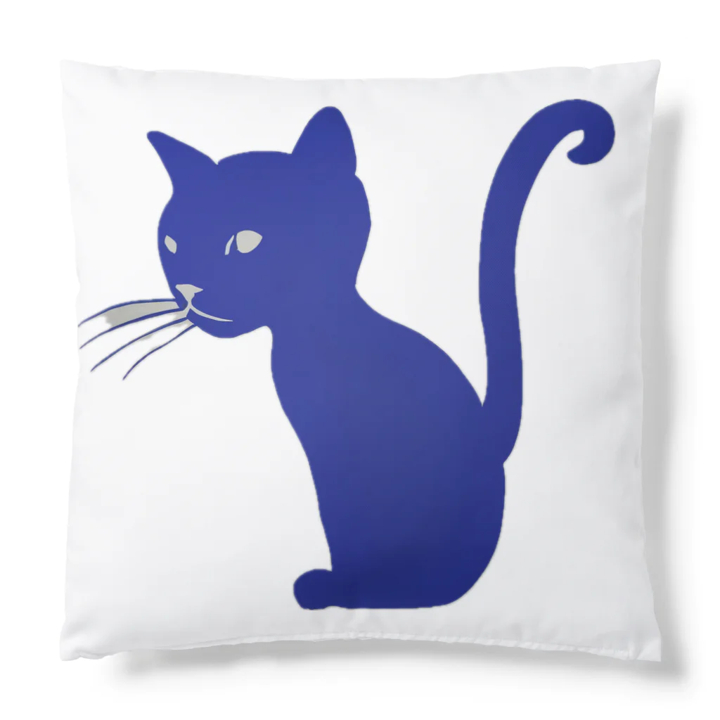 MEGROOVEのシルエットにゃん🐱 Cushion