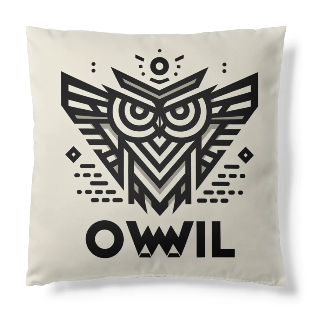 kotpopのOwl and knowledge Cushion