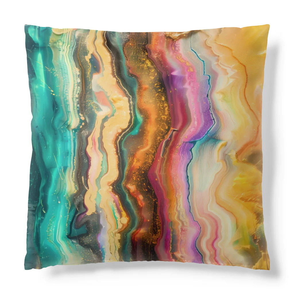 Erika_ArtistryのGeological Jazz Cushion