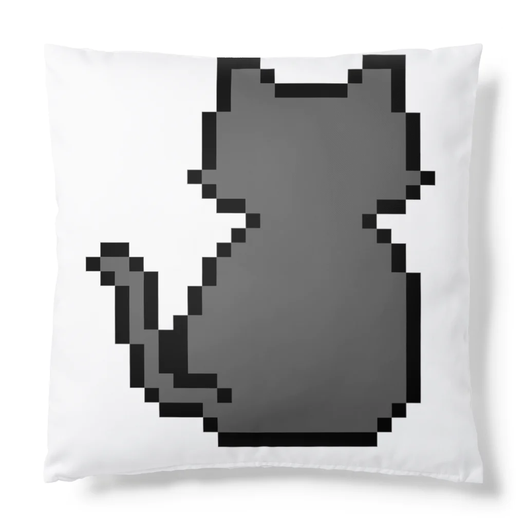 モチクマのハチワレ猫のドット絵 Cushion