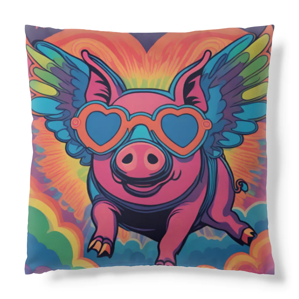 s300h150のThe flying pig Cushion