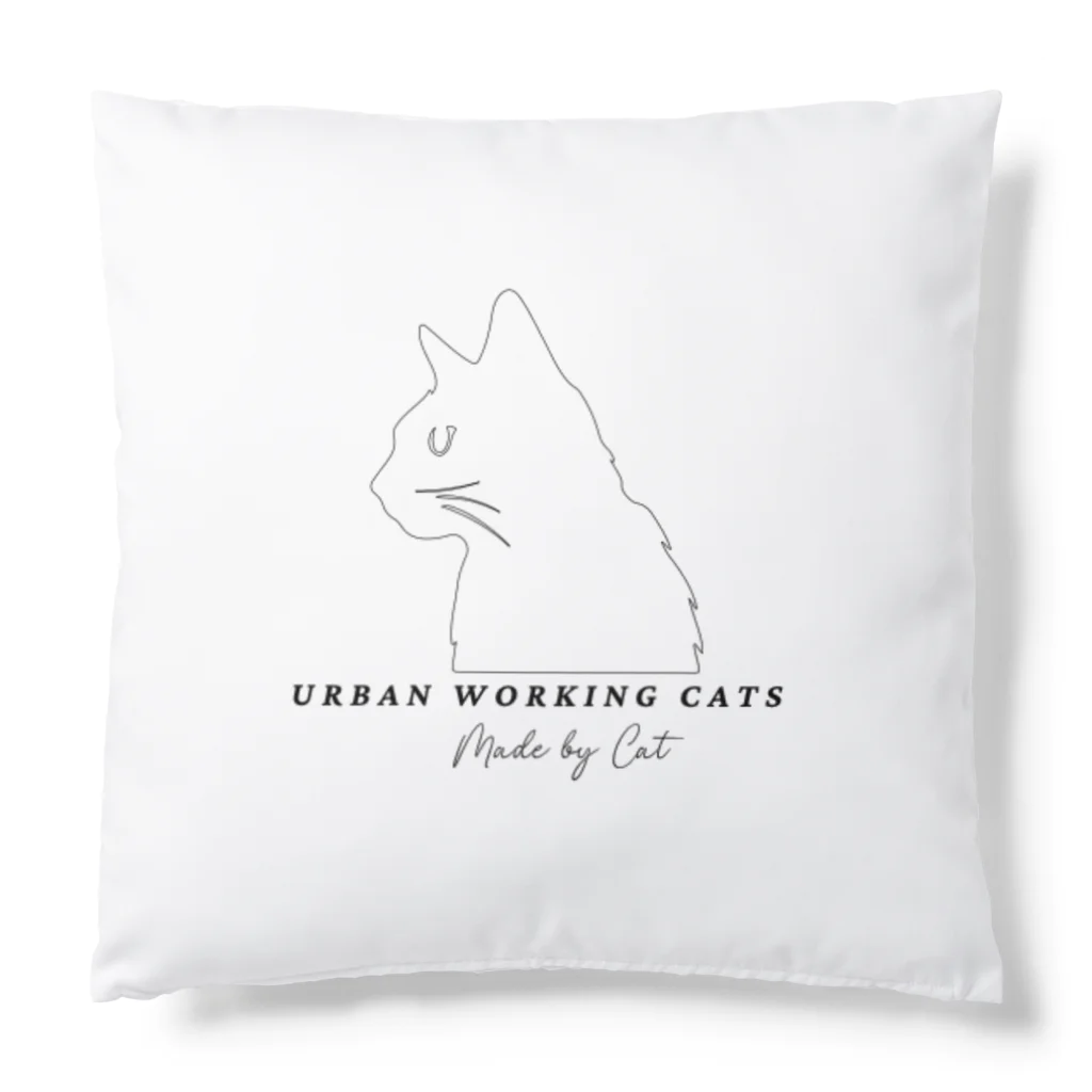 "Urban working cats"の都会で働く猫 クッション