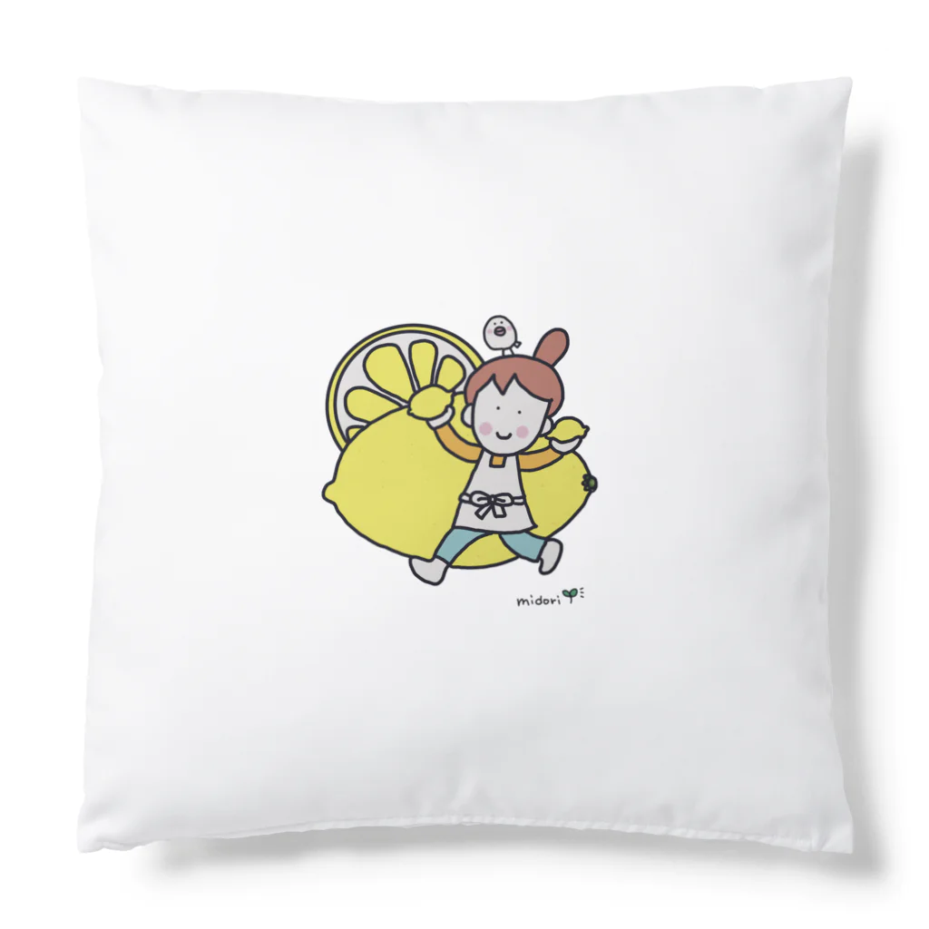 レシピ＆イラスト紺木みどりのれもん Cushion