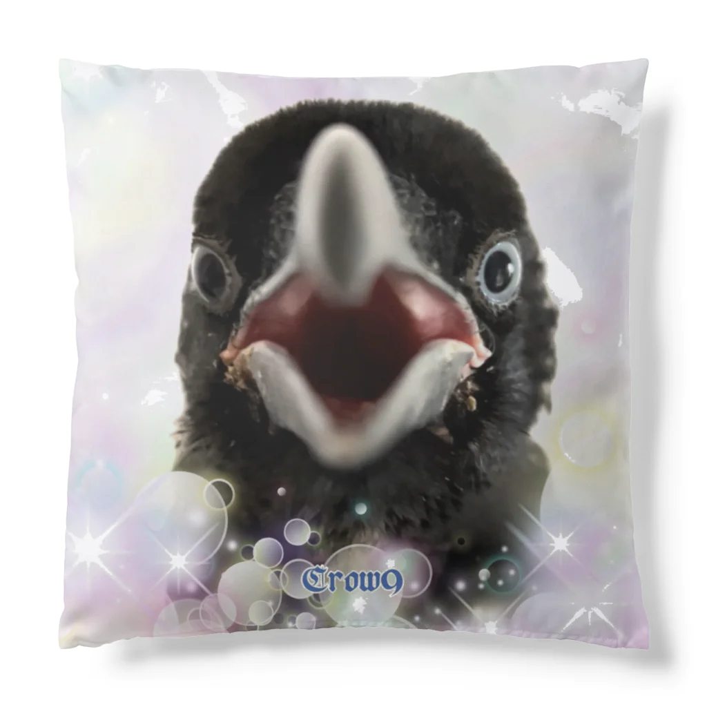 カラスのクッピのカラスのノノラ Cushion