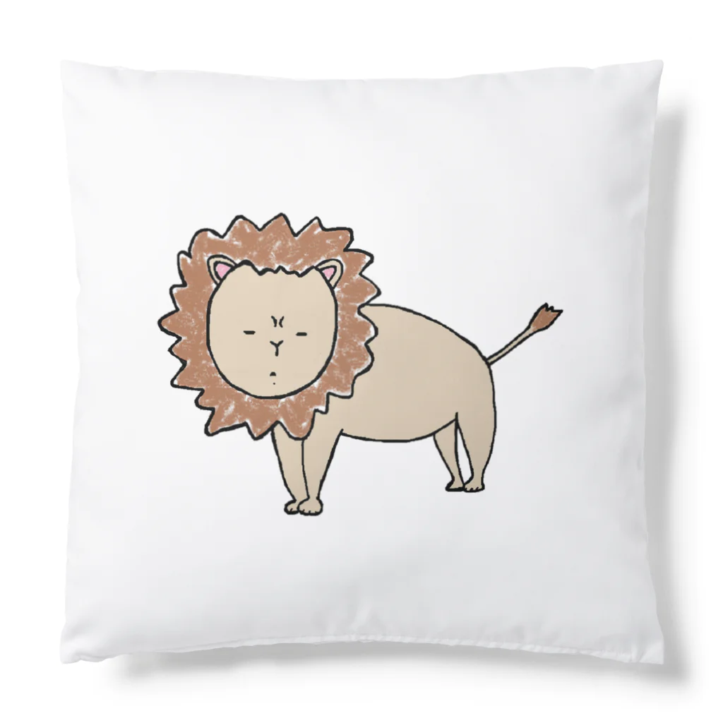 せつらデザイングッズのらいおーん Cushion