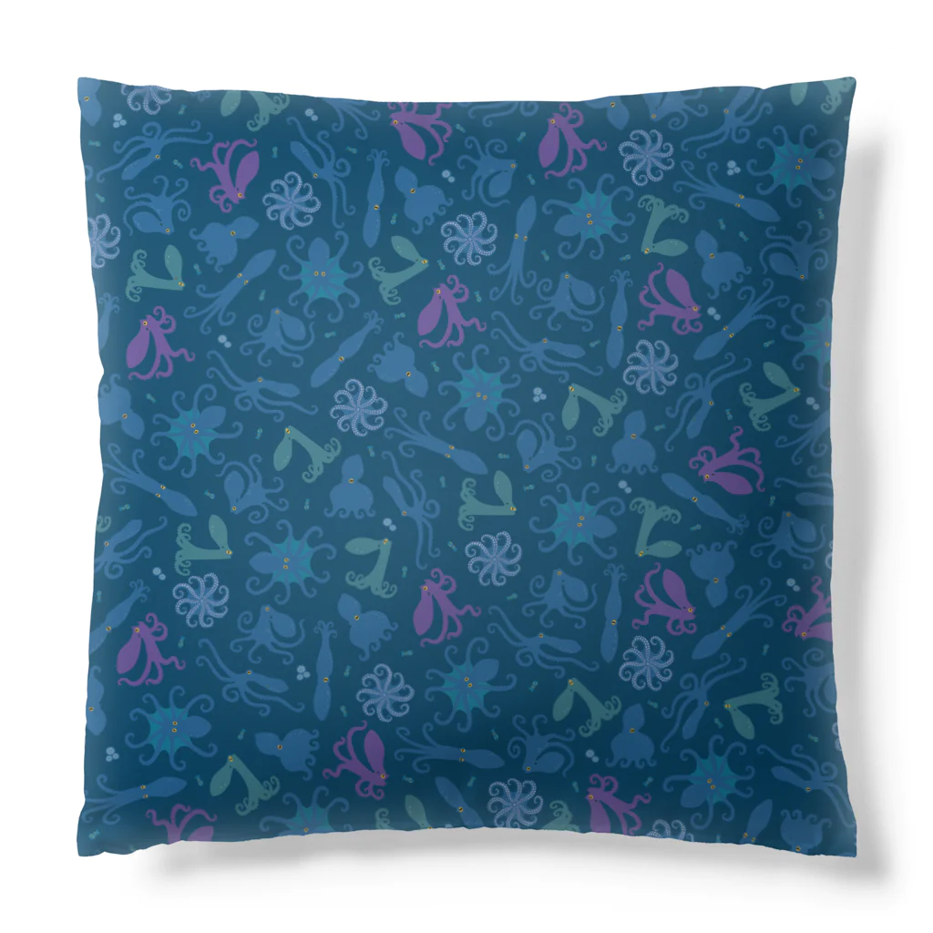 oba:obaの蛸がいっぱい Cushion