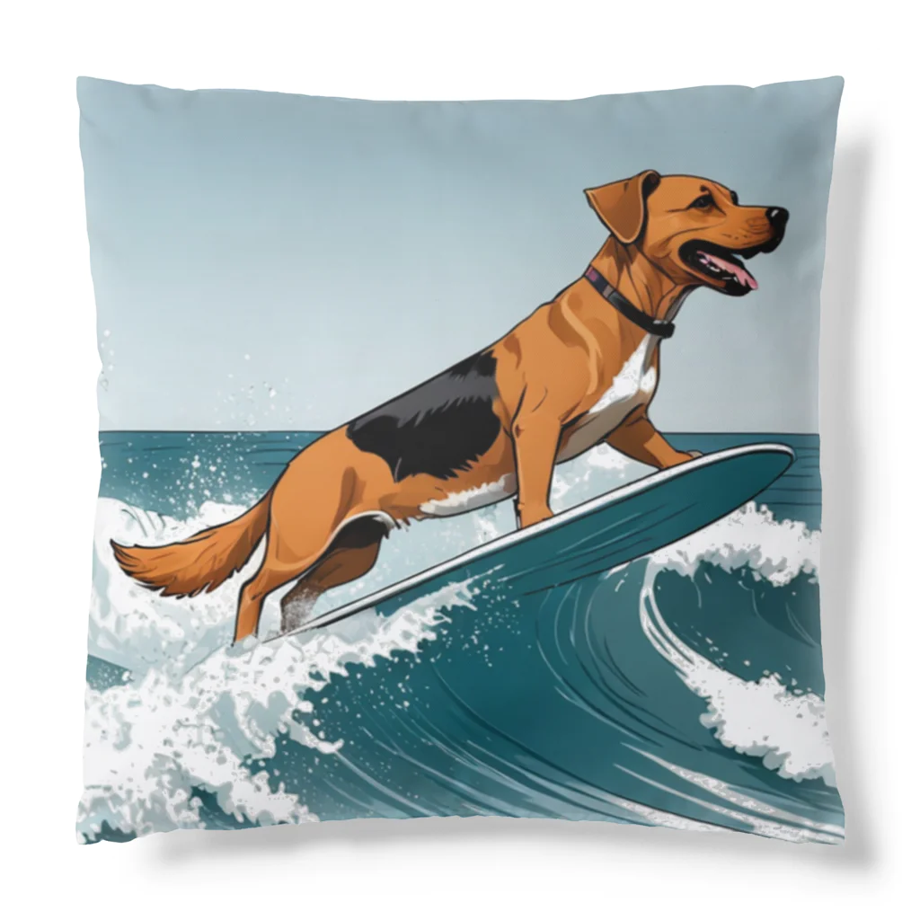 studio eizoのおいら波乗り🐕犬サーファー🏄 Cushion