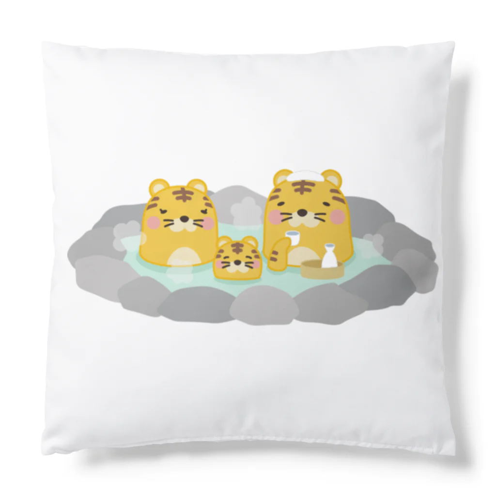 LEELOOショップ✨のトラちゃん💖温泉 Cushion