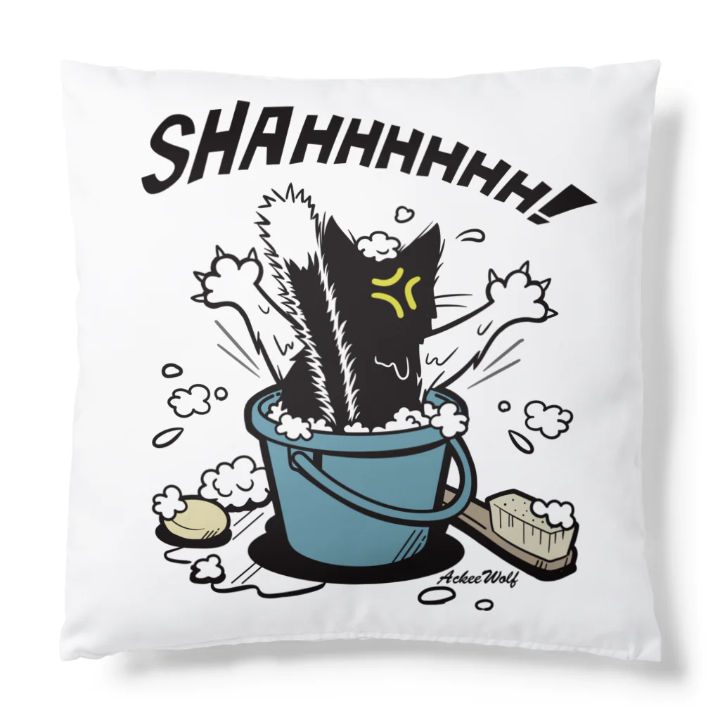 AckeeWolf Art Shopの猫シャンプー Cushion