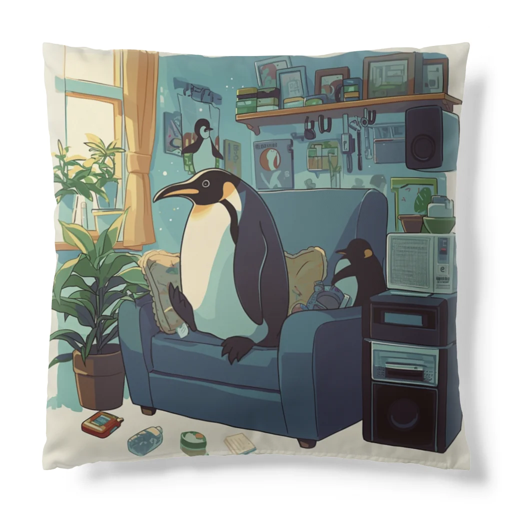 SSparrowのペンギンの生活 Cushion