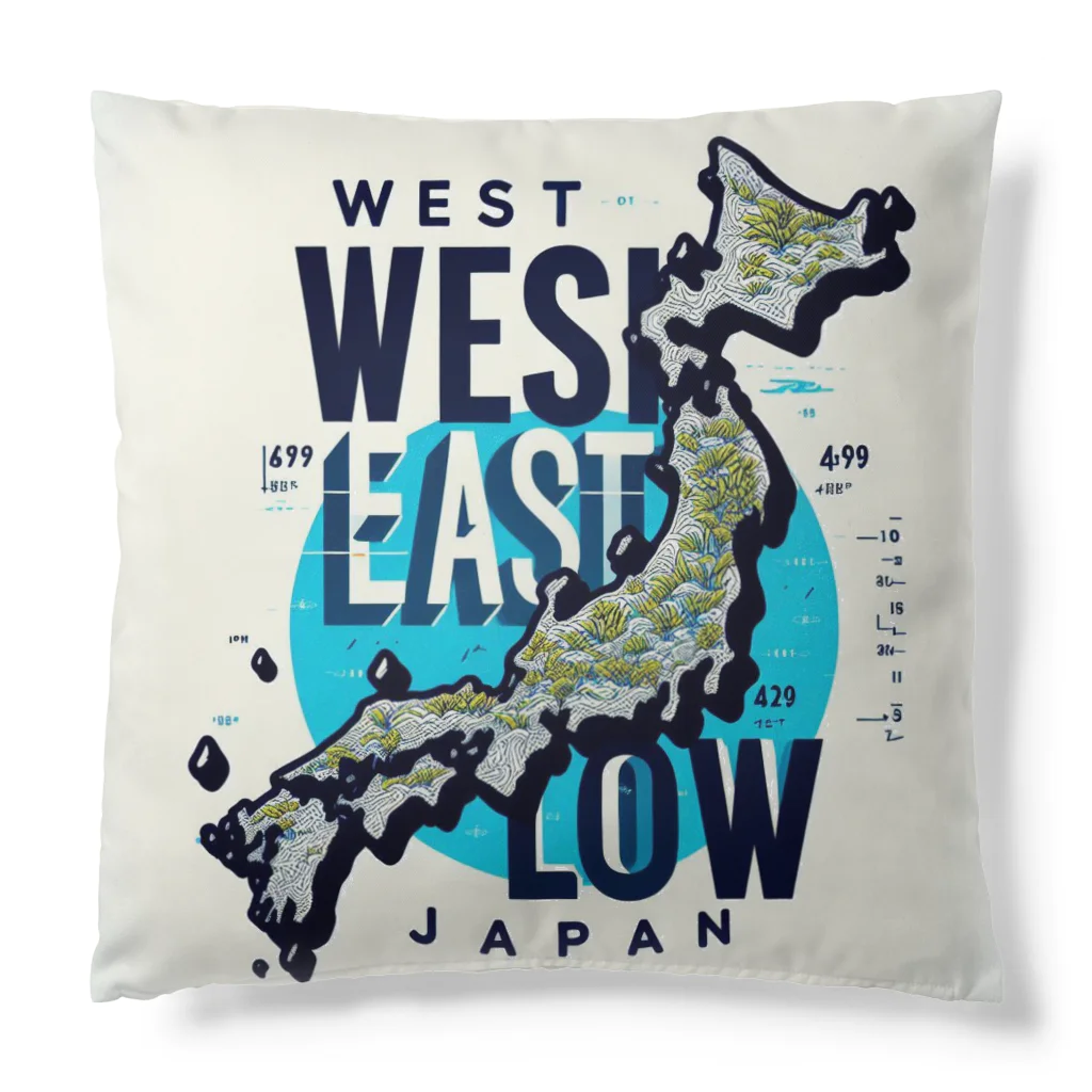 Qten369の西高東低の天気 Cushion