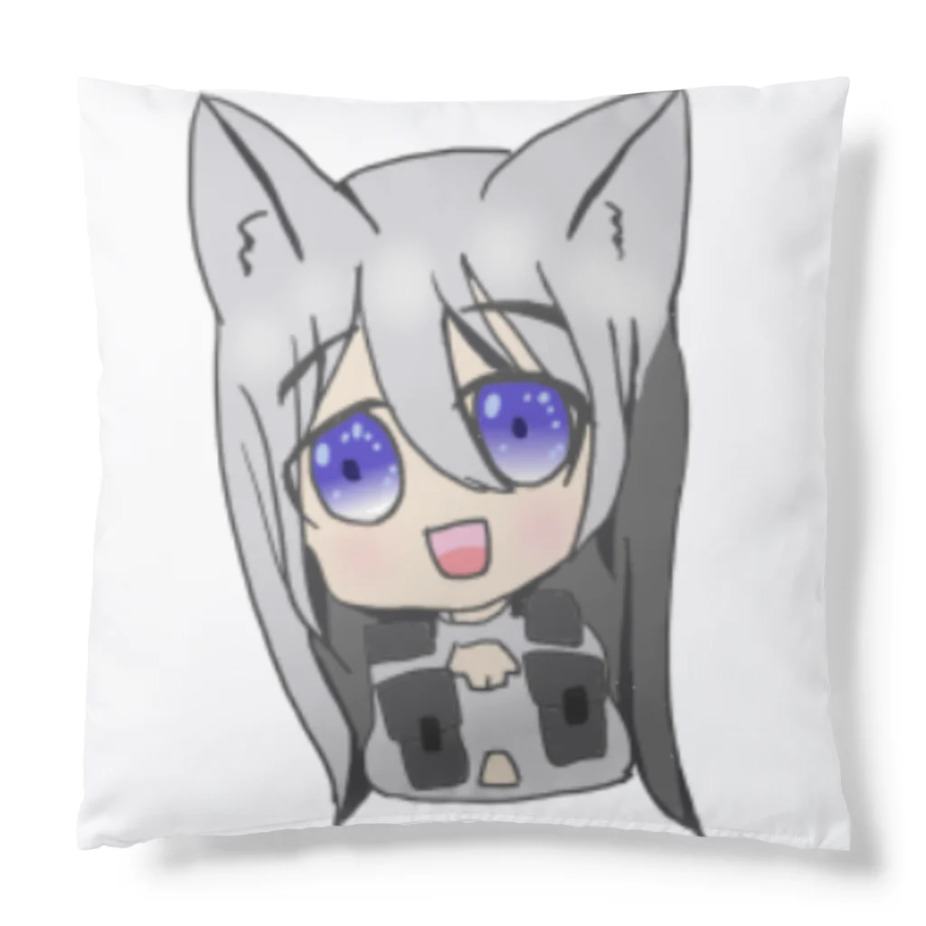 銀羽アニタ🩶🐈‍⬛@個人勢VTuberの銀羽アニタ(マスコット) Cushion