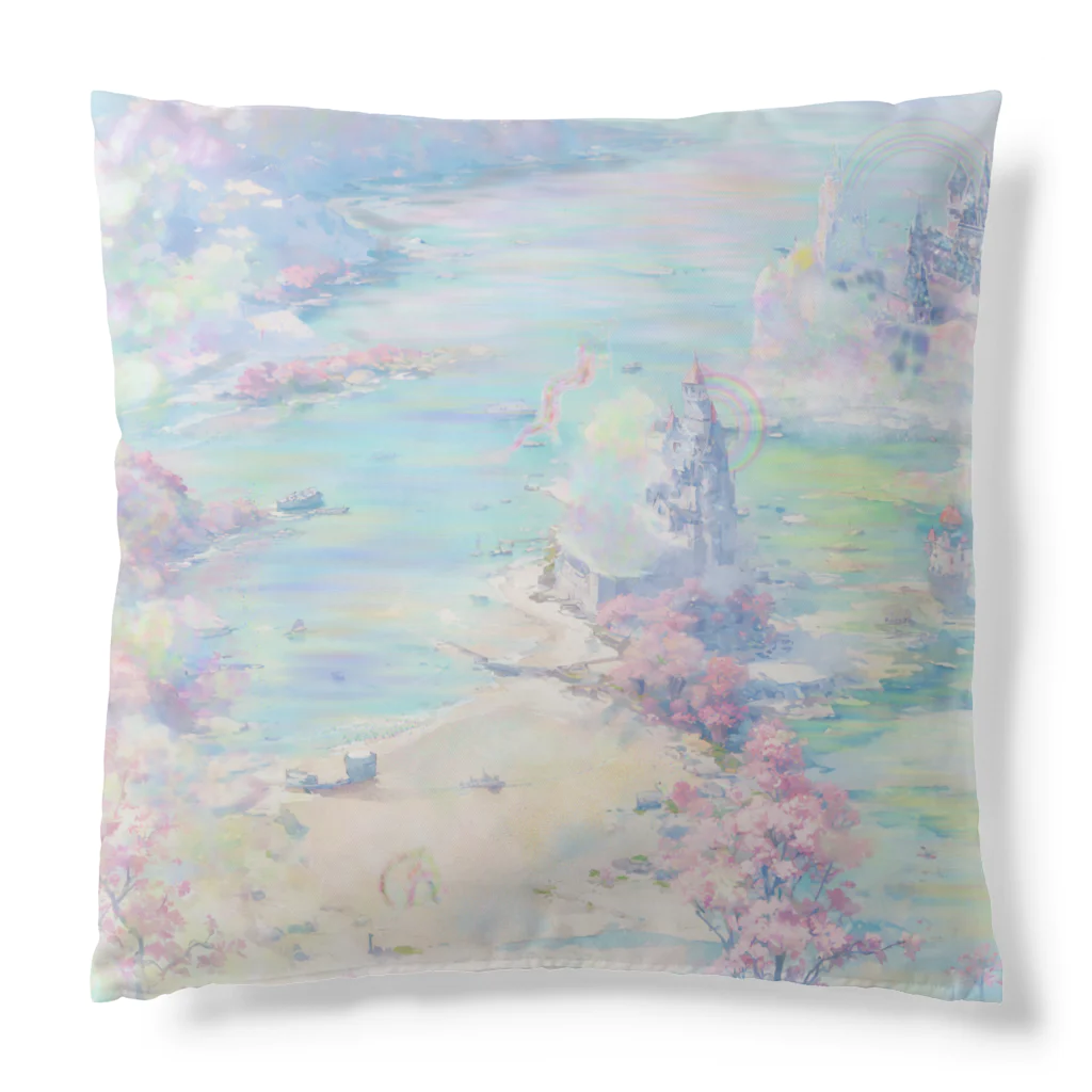 幻想世界のイーハトーブの幻風景 Cushion