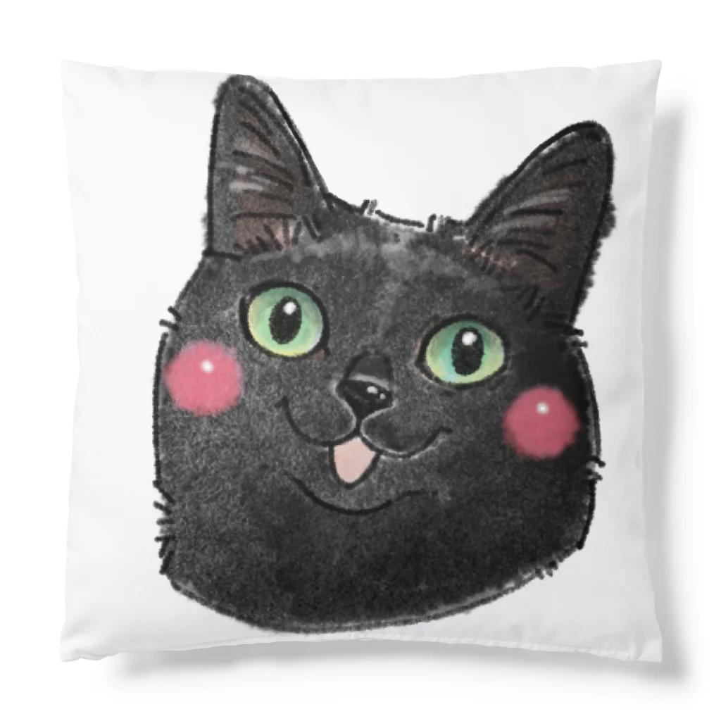 shop あこ猫犬屋のピンク帽のみかんちゃん Cushion