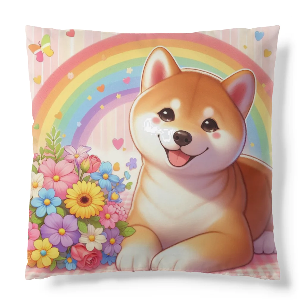 癒しのショップの夢の中の柴犬 Cushion