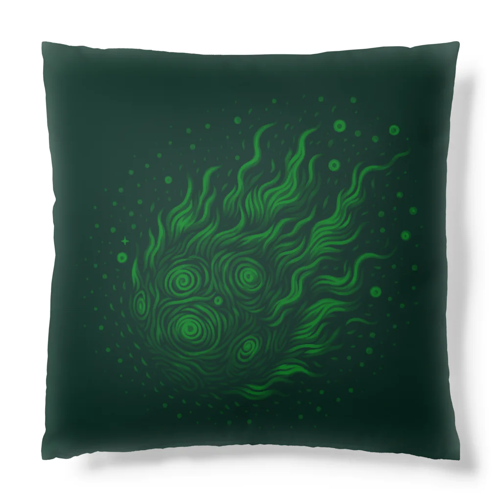 kumainchouのHinotama 緑 Cushion