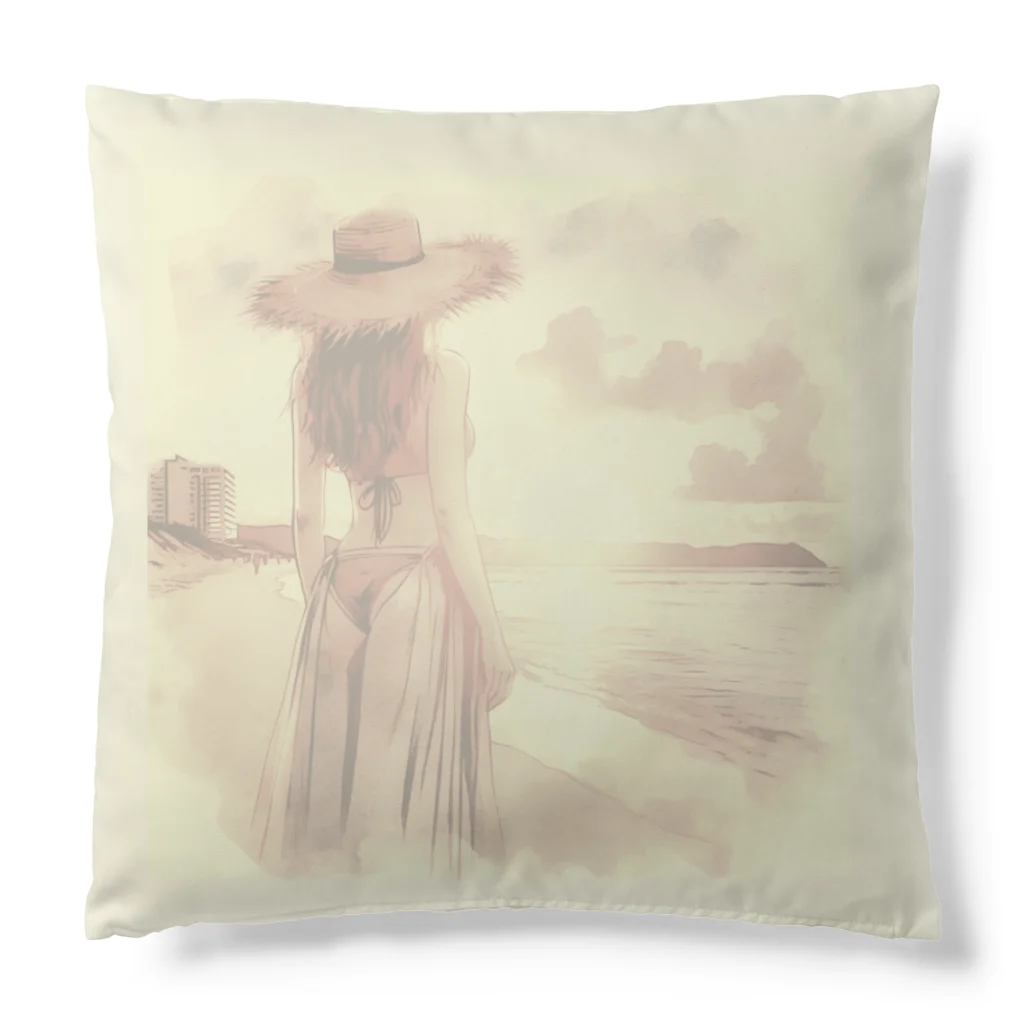 kumainchouのsunset  transparent Cushion