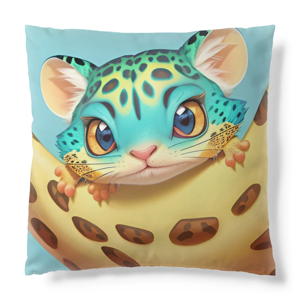 なまけもののLeopard Gecko（ヒョウモントカゲモドキ） Cushion