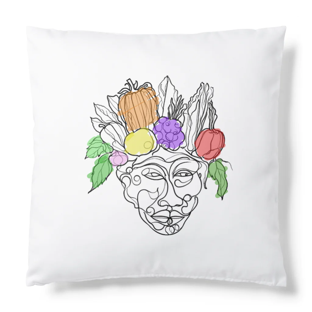 A-KdesignのArcimboldo風 Cushion