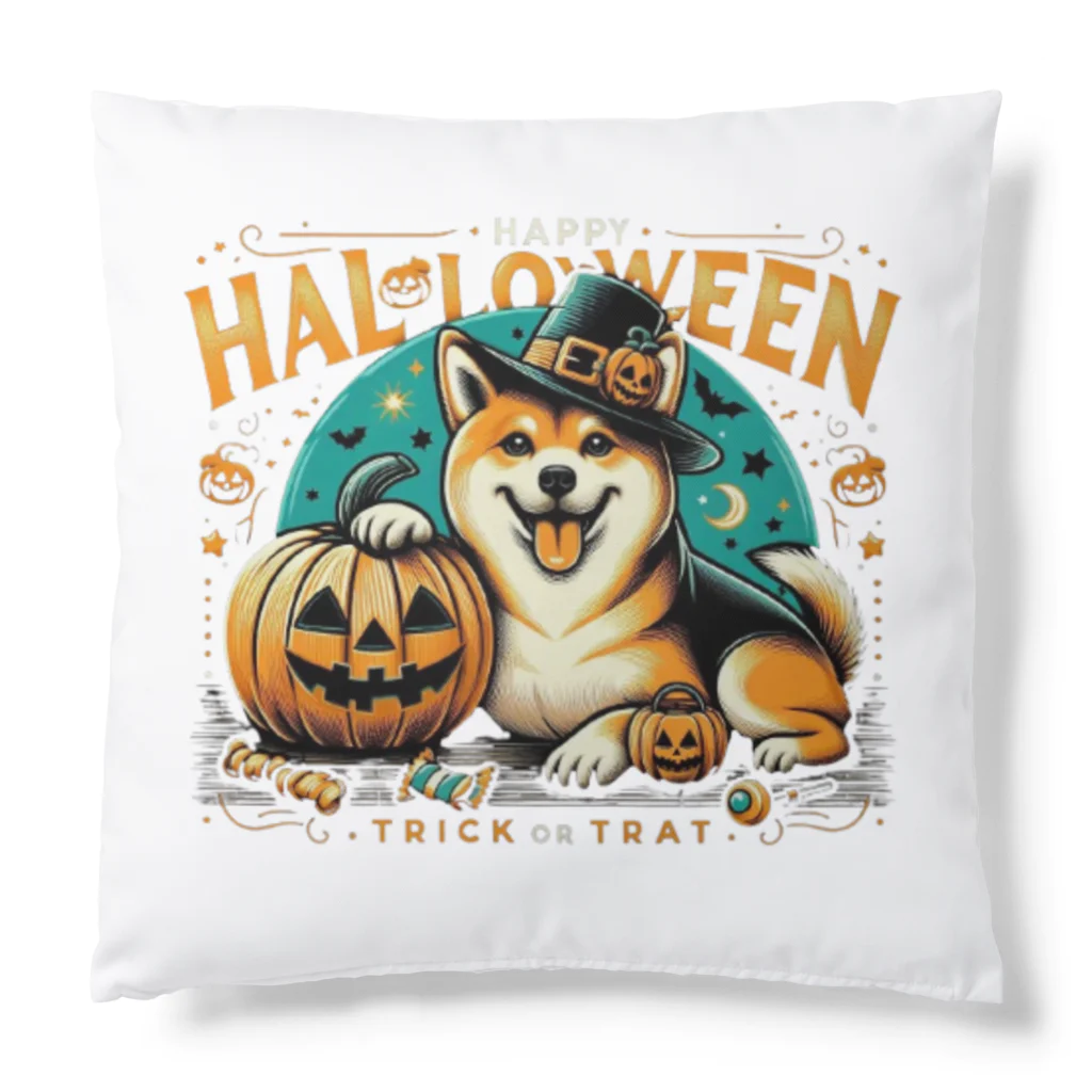 Naoki21のDOG x HALLOWEEN 02 Cushion