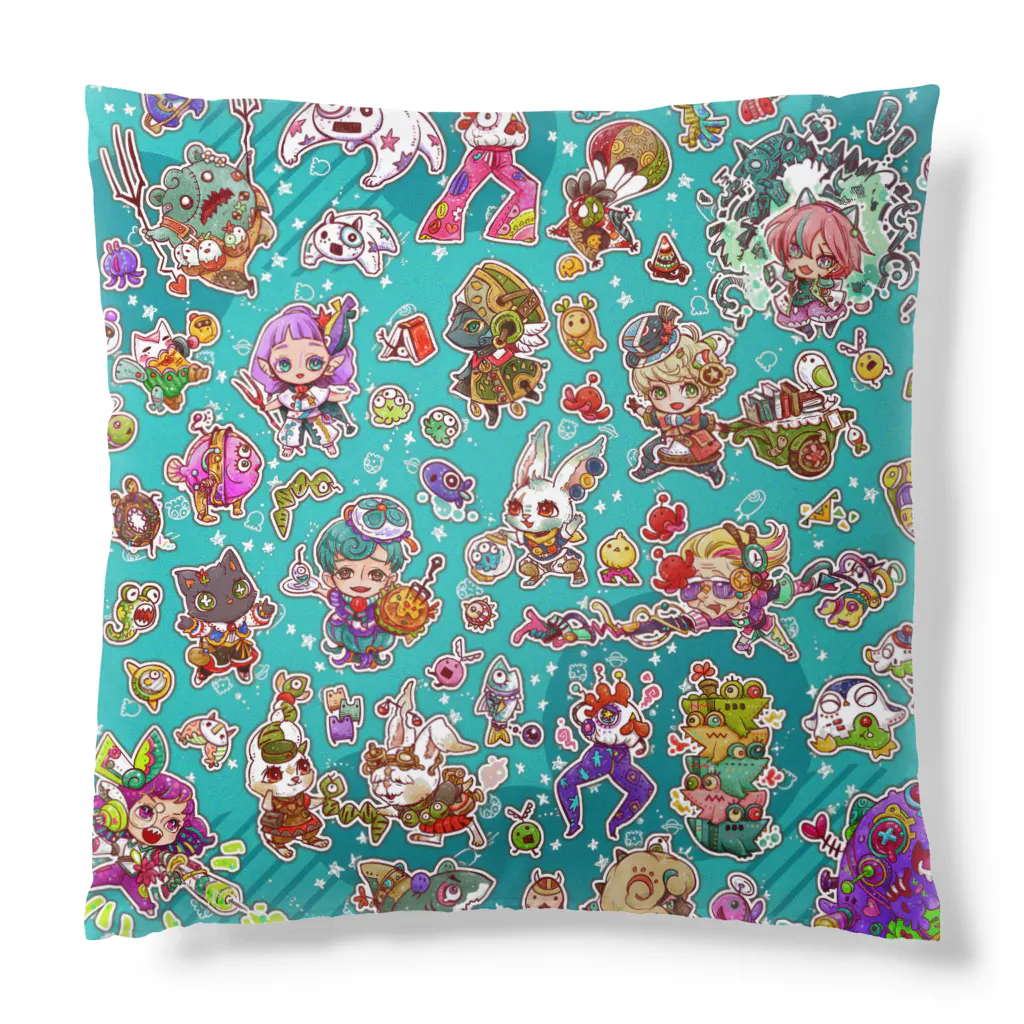 海の底のお店のちびっこワークスB Cushion