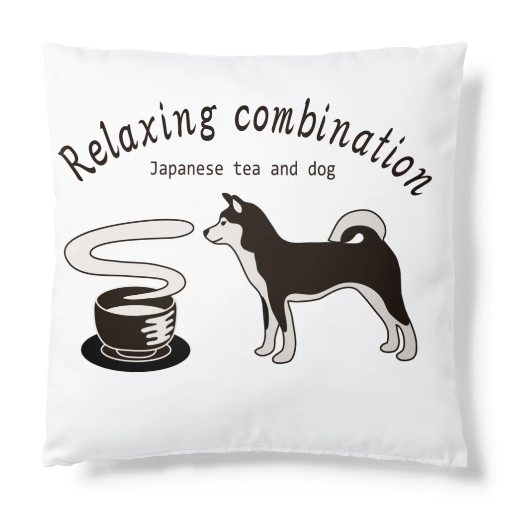 キッズモード某の日本の犬とお茶  Cushion