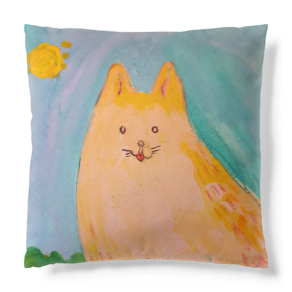 吉野直美のアートグッズ部屋のねこちゃん Cushion