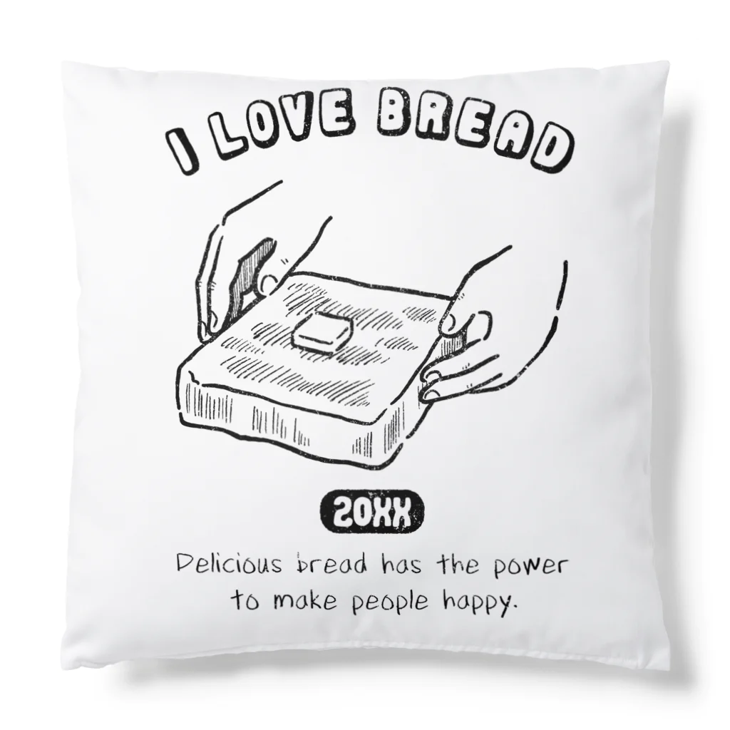 mincruのI love bread. クッション