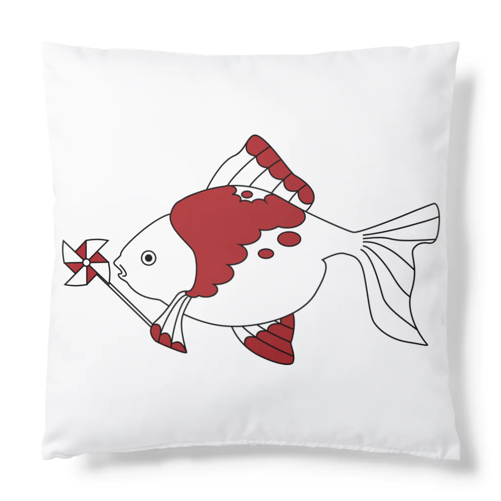 Amiの風車白金魚 Cushion