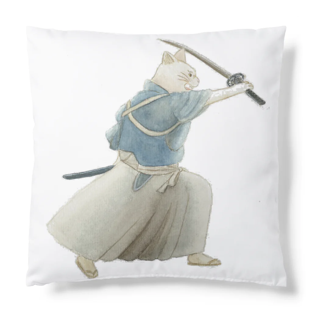 Amiの赤侍猫 Cushion