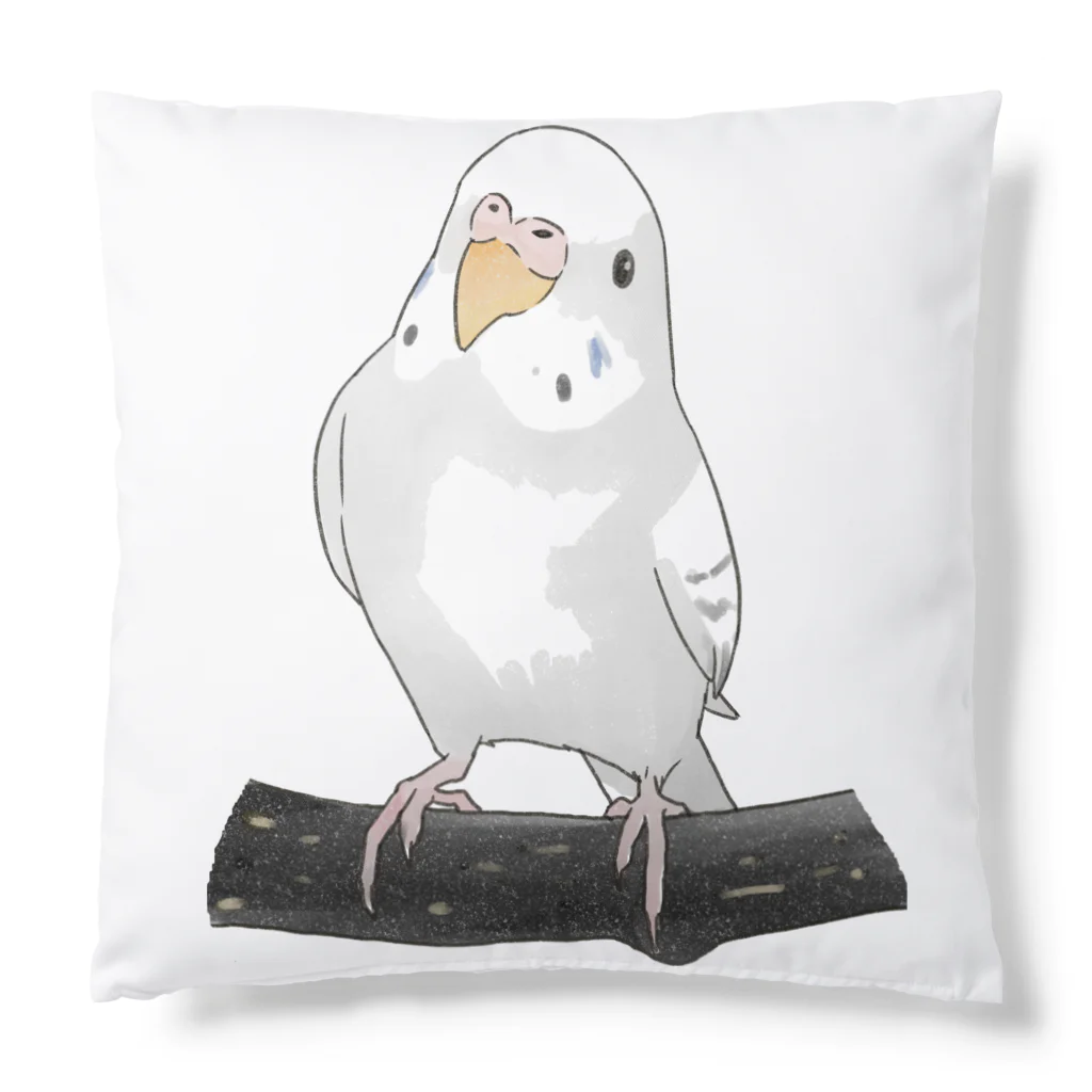 まめるりはことりのまったりセキセイインコちゃん【まめるりはことり】 Cushion