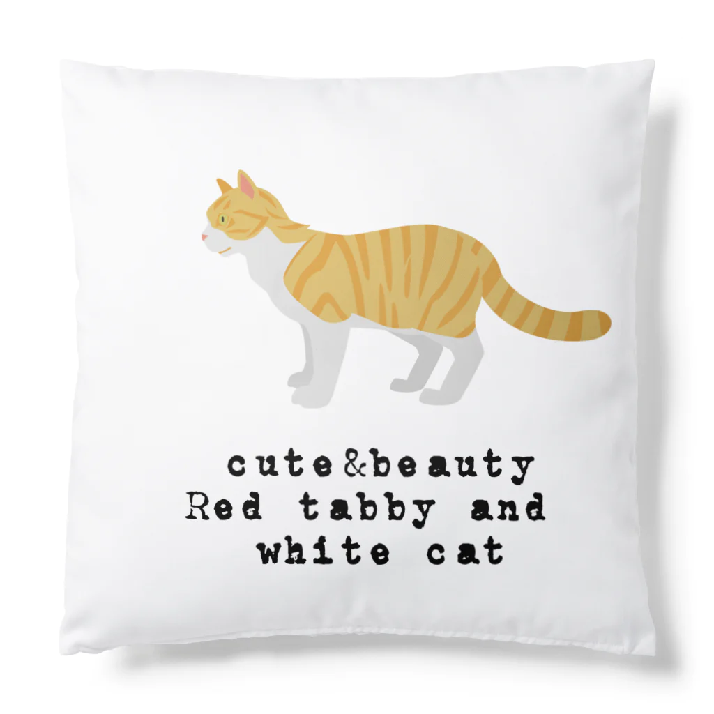 orange_honeyの猫1-8 茶白猫 Cushion