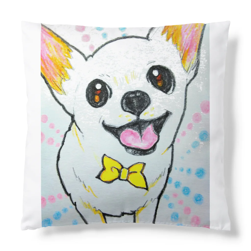 harupink🌸ペット似顔絵illustのイラストわんこ Cushion