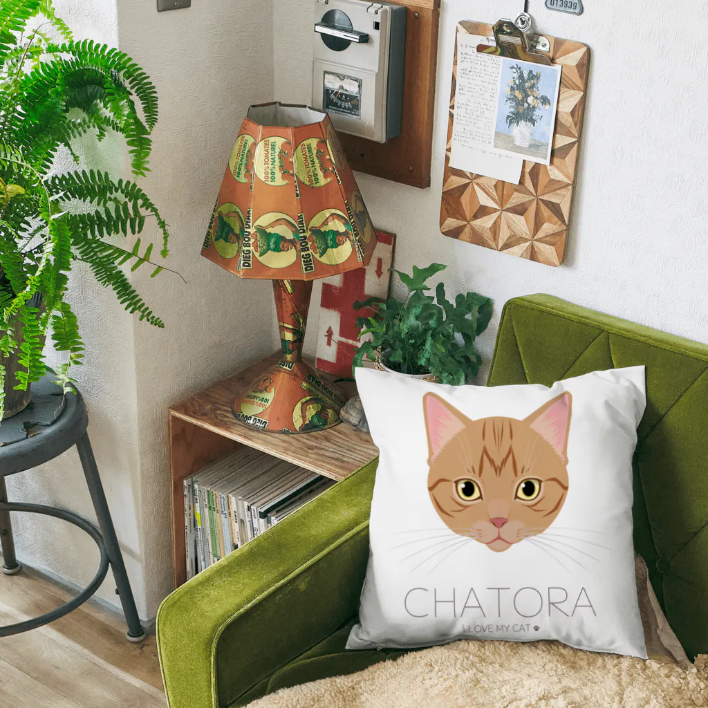 Baby Tigerのねこラブ・茶トラ Cushion