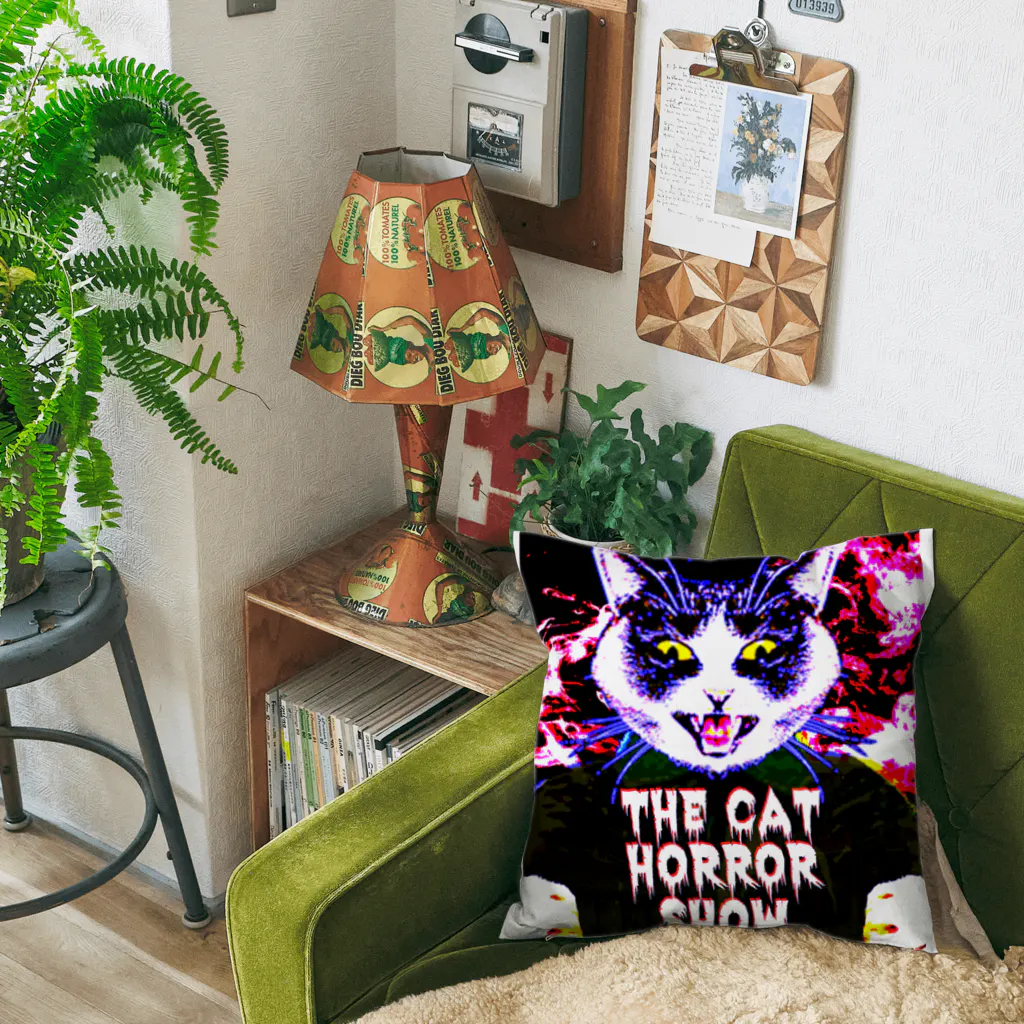 中華呪術堂（チャイナマジックホール）のTHE CAT HORROR SHOW Cushion