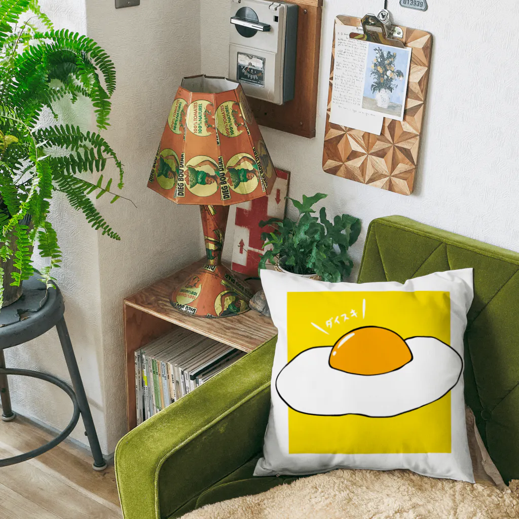  Millefy's shopの目玉焼き、ダイスキ Cushion