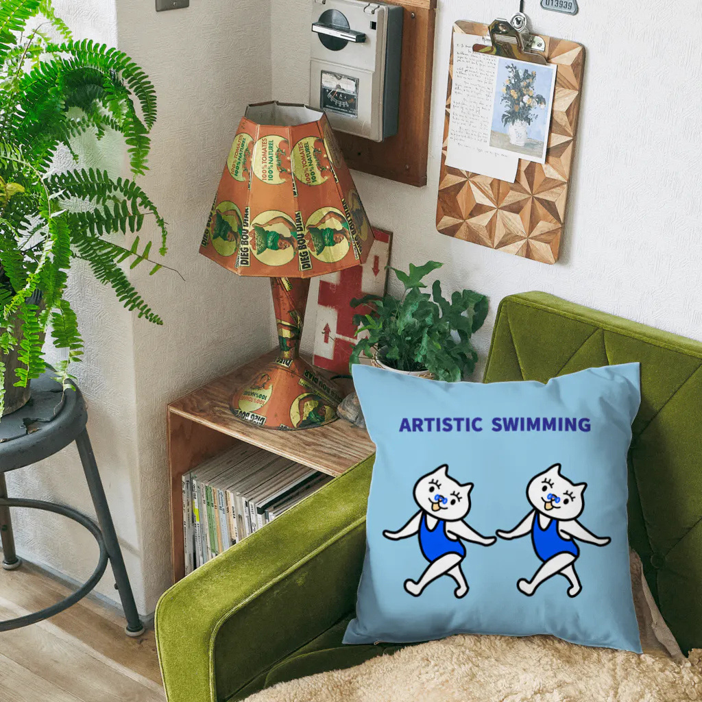 ハナのお店の猫のシンクロ Cushion