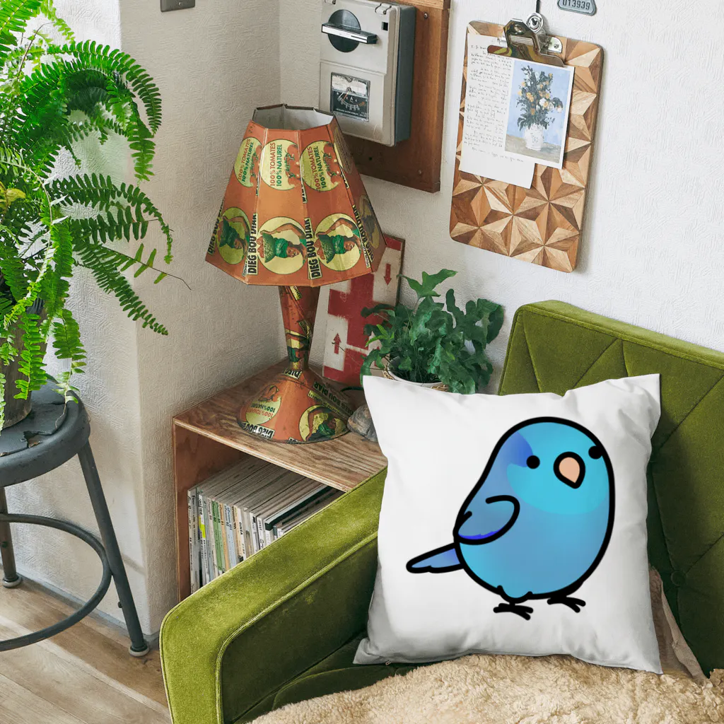 Cody the Lovebirdの（両面）マメルリハ Chubby Bird Cushion