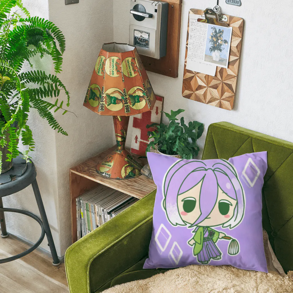 フスマーケットのゆるかわ半兵衛さん Cushion