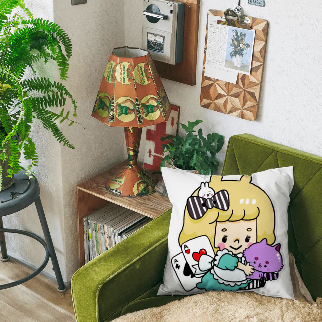 レム　アオイのAmetan &不思議の国のアリス Cushion