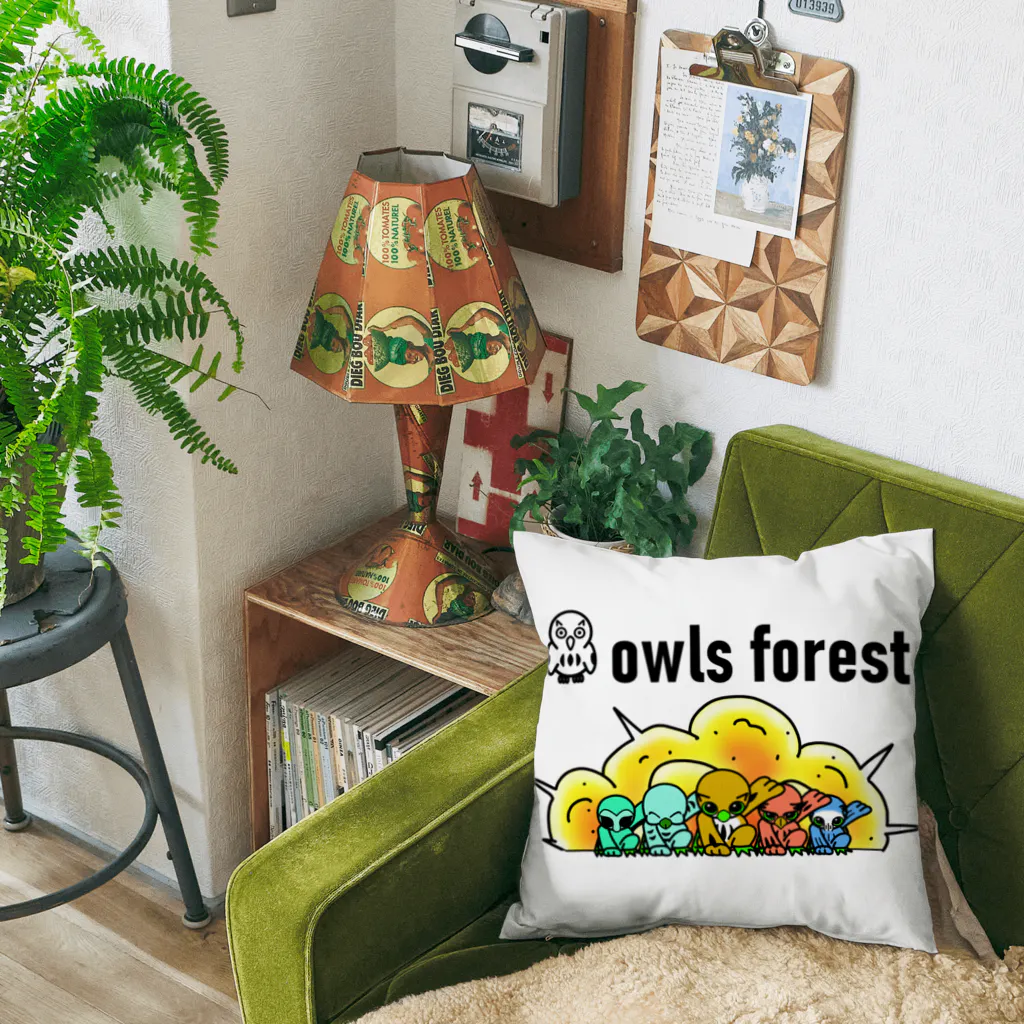 owls forest アイテム部屋のowlish5　第二弾 Cushion