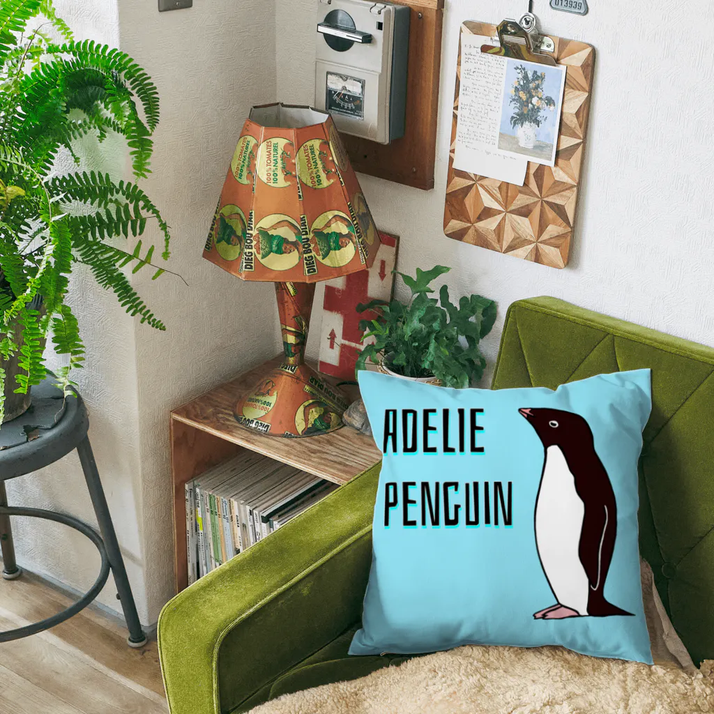 LalaHangeulのAdelie penguin(アデリーペンギン) Cushion